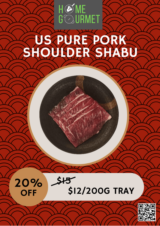 US Pure Pork Shoulder Shabu