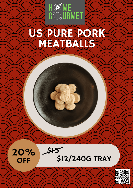 US Pure Pork Hotpot Meatball [240g]