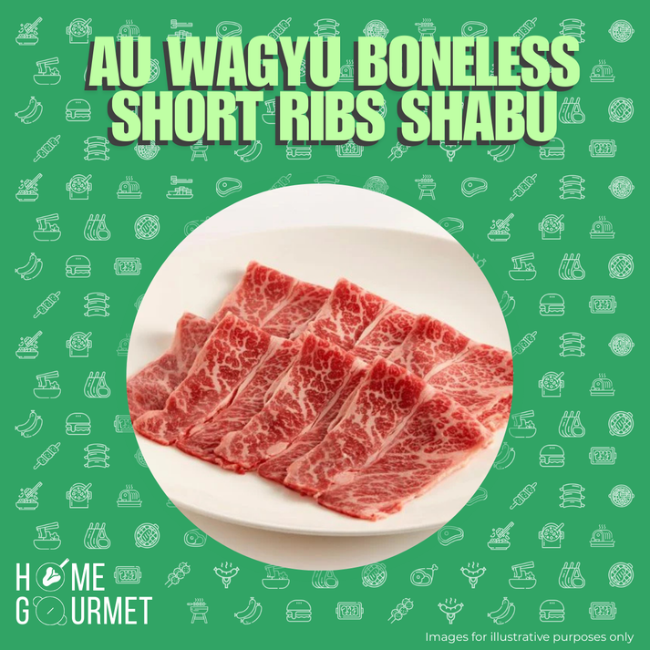 [SPECIAL] AU Wagyu Short Rib Shabu (~200g) – Home Gourmet SG