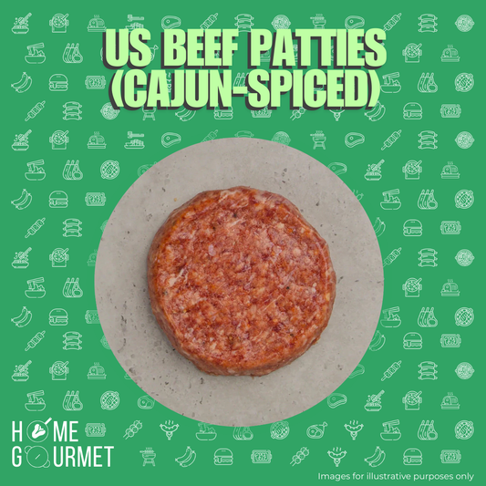 [SPECIAL] US Corn-Fed Cajun Beef Patties (2x125g)