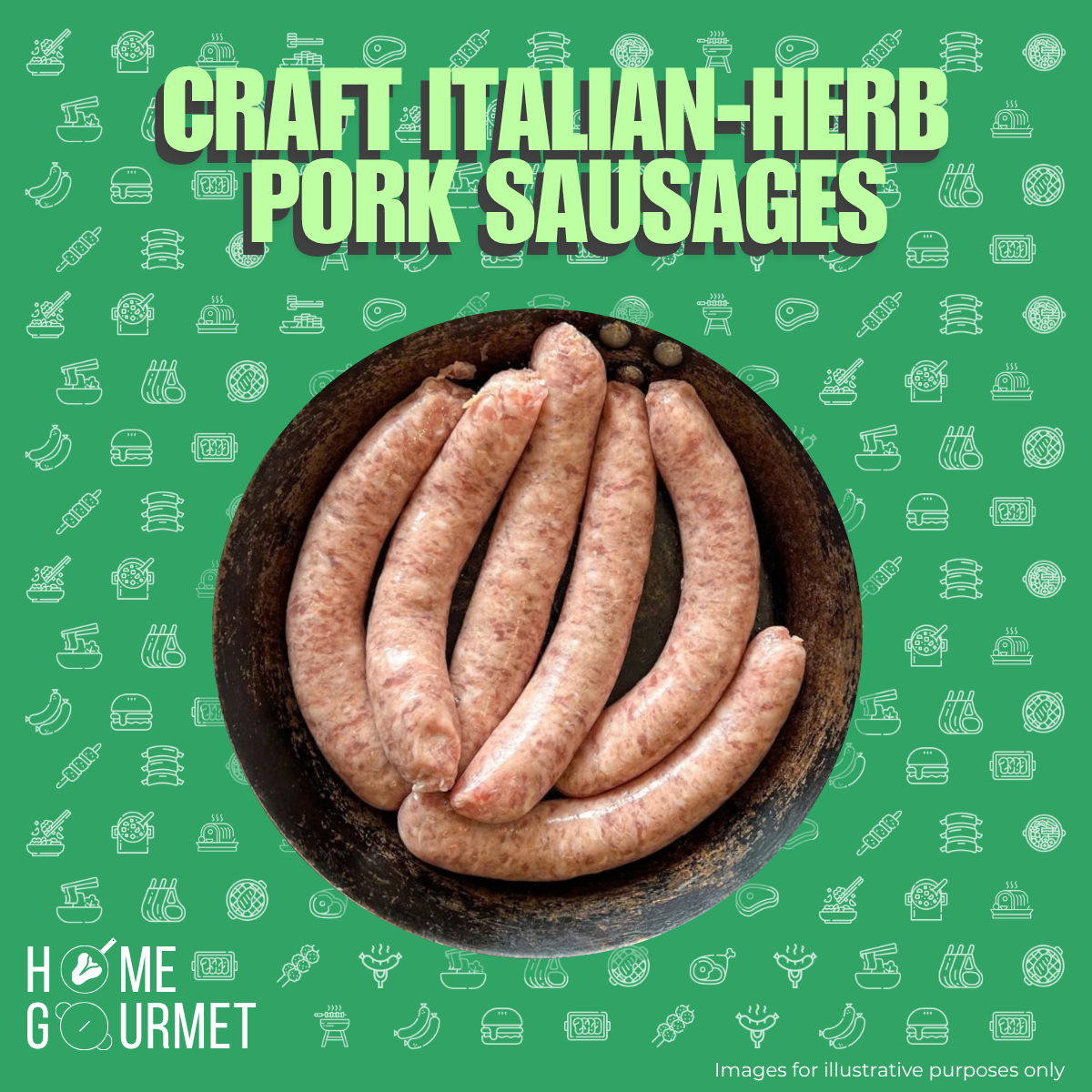 [SPECIAL] Craft Italian Herb Akabuta Pork Sausages (2x100g)