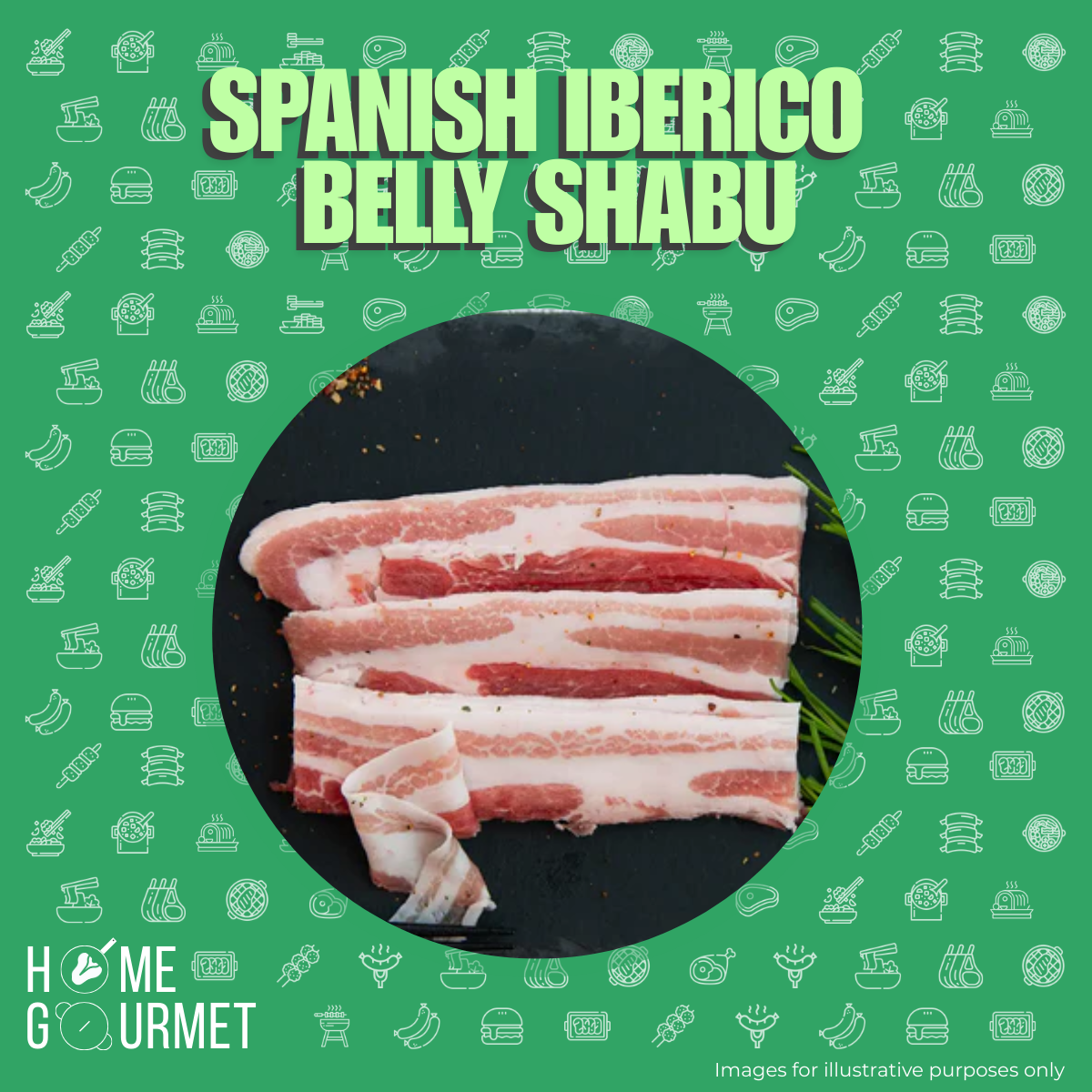 [SPECIAL] Spanish Iberico Pork Belly Shabu [250g]