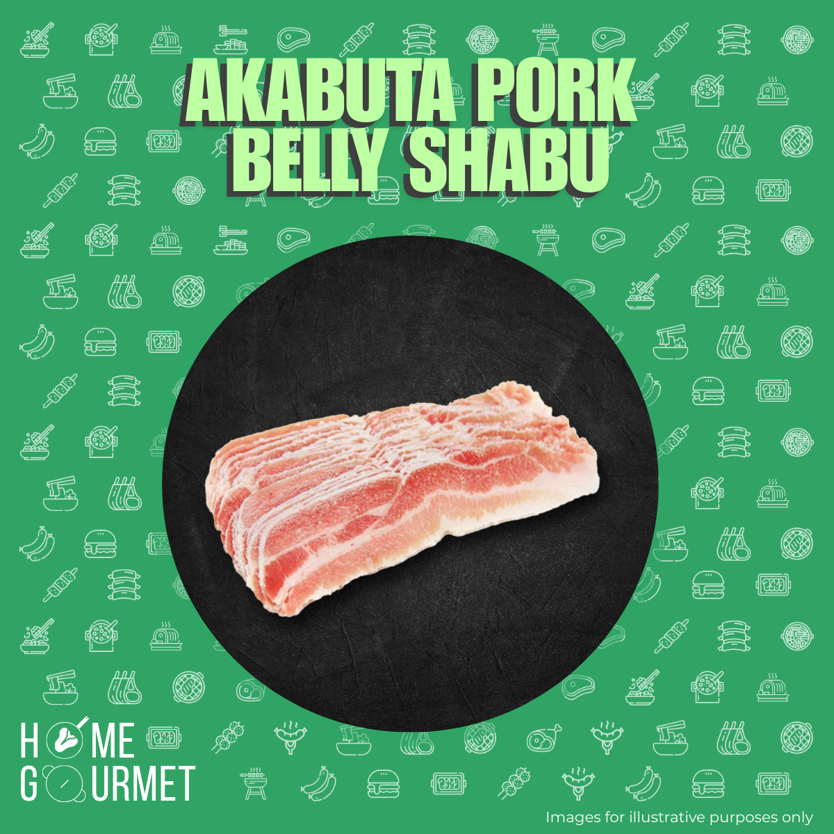 [SPECIAL] CA Akabuta Pork Belly Shabu (300g)
