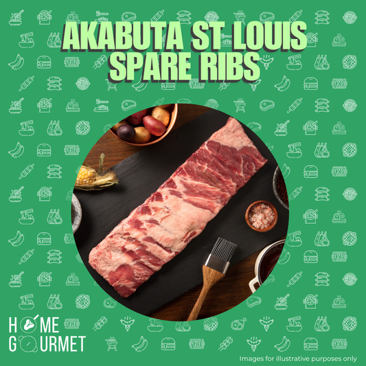 [SPECIAL]  CA Akabuta St Louis Spare Ribs (~1000g Rack)