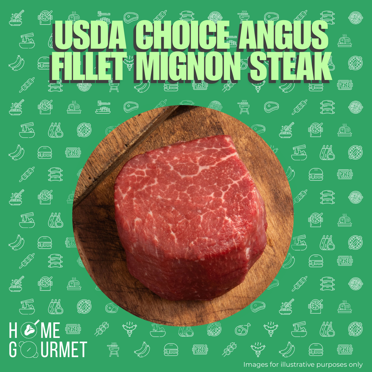 [SPECIAL] USDA Choice Angus Filet Mignon Steak (250g)